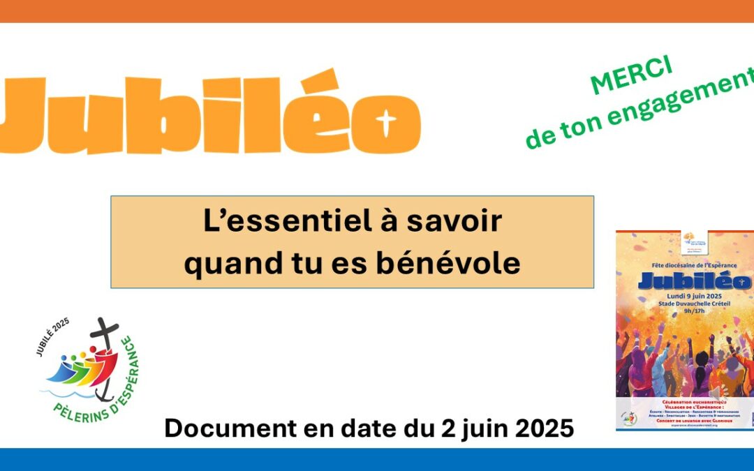 Vidéo L’essentiel pour les bénévoles 5 juin 2025